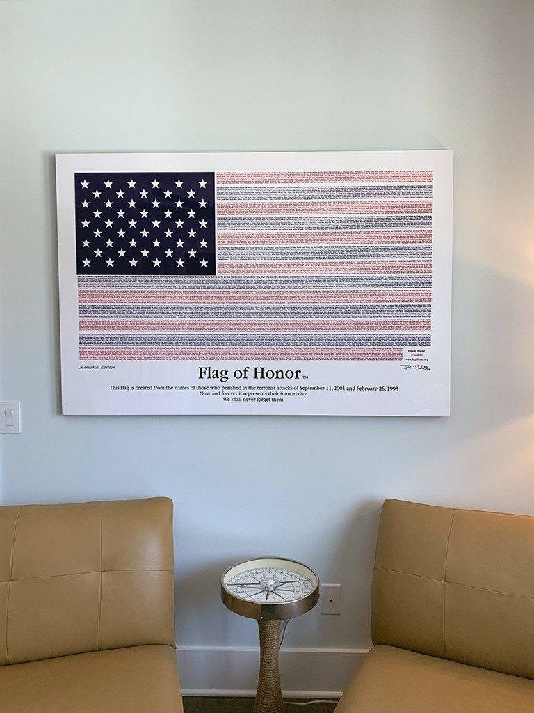 9/11 Flag of Honor Aluminum Edition Print