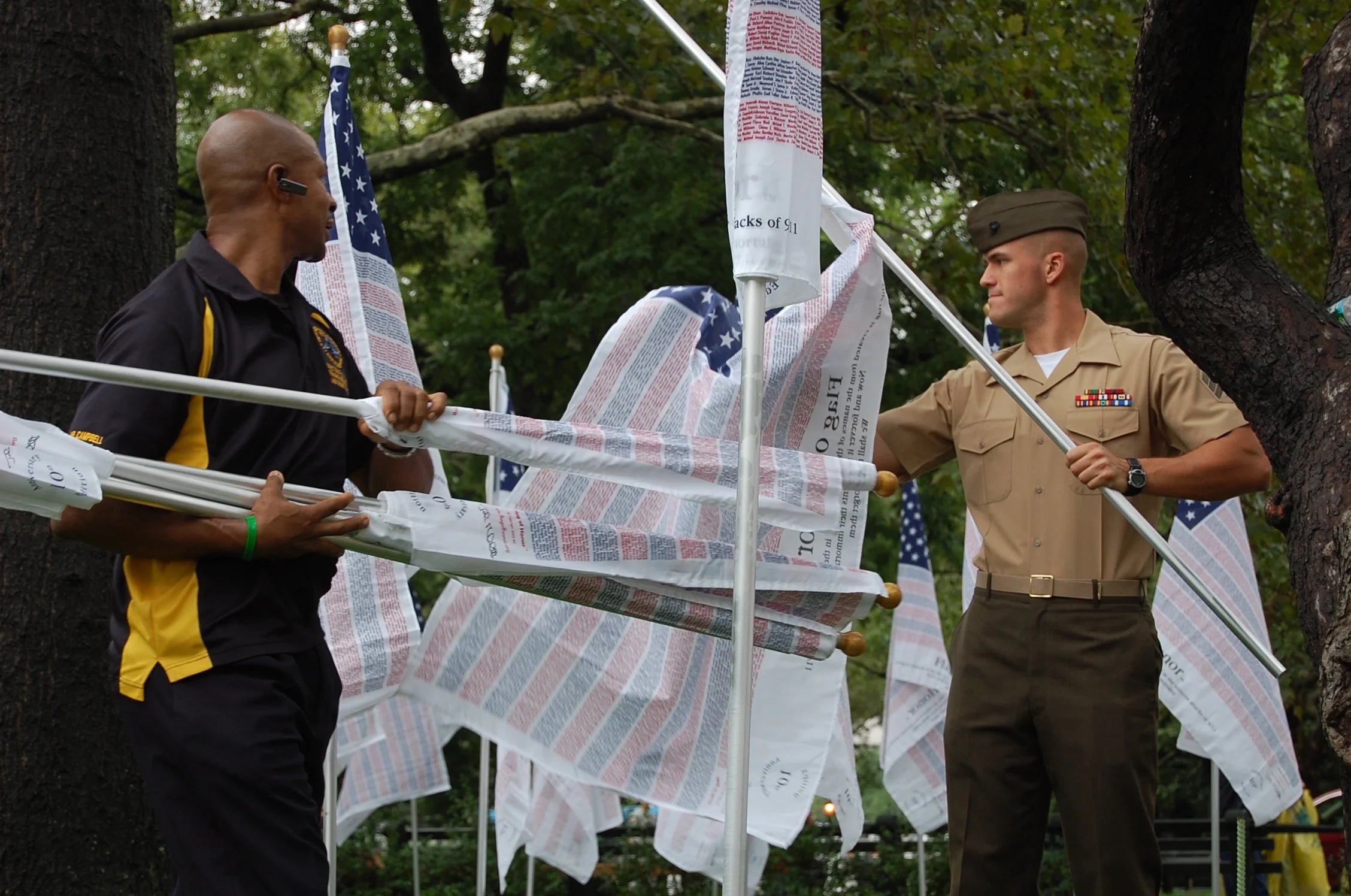 9/11 Flag Memorial Field Kit